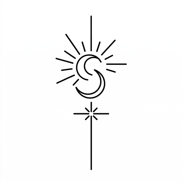 The artwork features a celestial s orbit symbol.