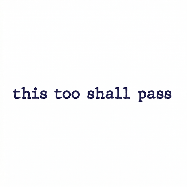 Minimal lettering temporary tattoo design
