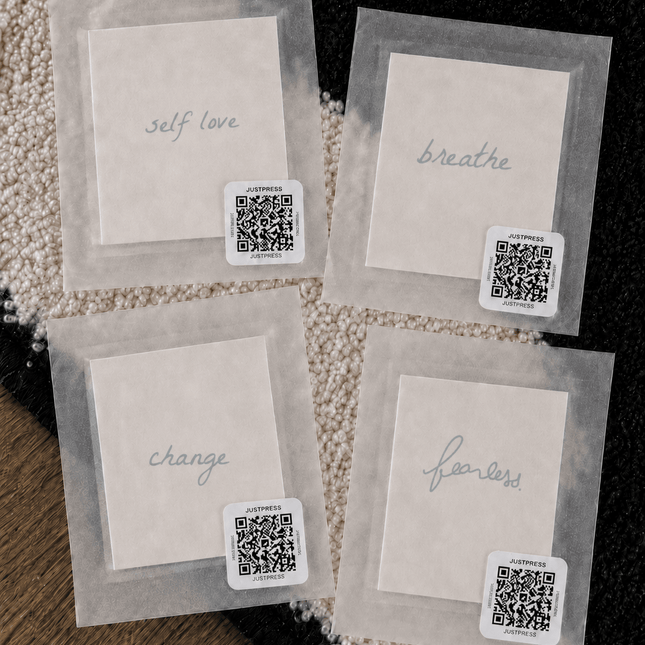 Inner Words Mini Temporary Tattoo Set - JUST PRESS