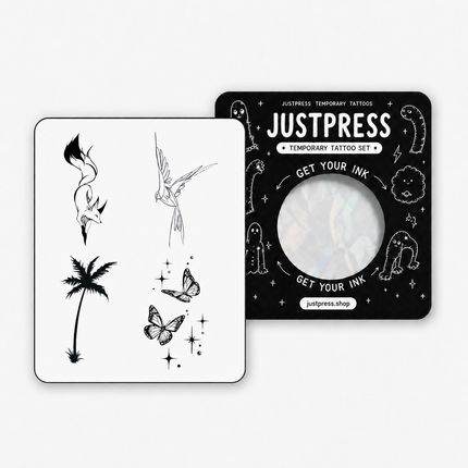 Wander Ink  Temporary Tattoo Set