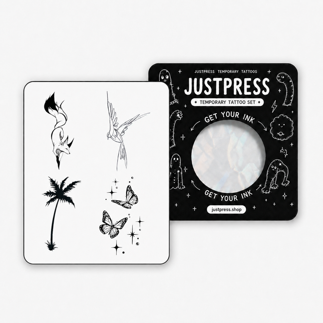 Wander Ink  Temporary Tattoo Set
