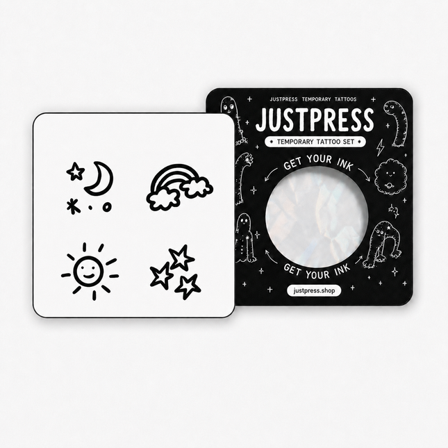Sunny Sky Mini Temporary Tattoo Set