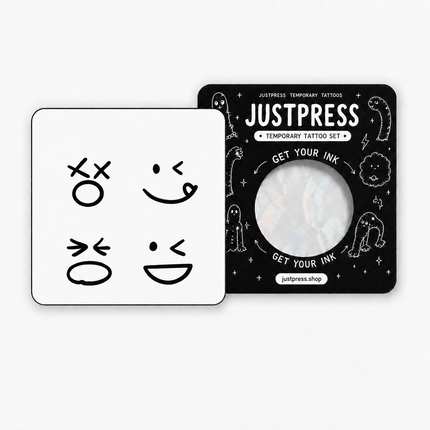 Mood Face Mini Temporary Tattoo Set Ⅱ