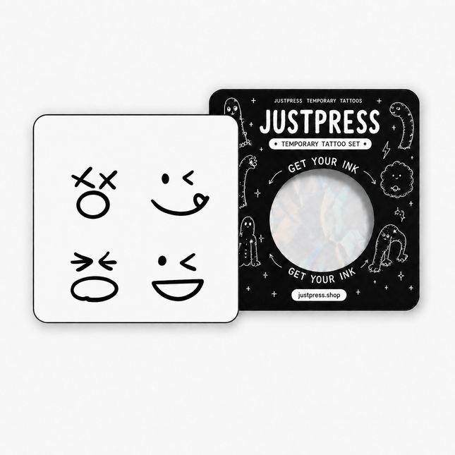 Mood Face Mini Temporary Tattoo Set Ⅱ