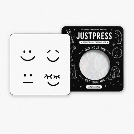 Mood Face Mini Temporary Tattoo Set Ⅰ
