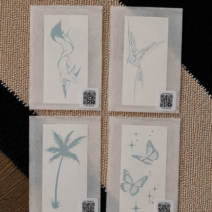 Wander Ink  Temporary Tattoo Set