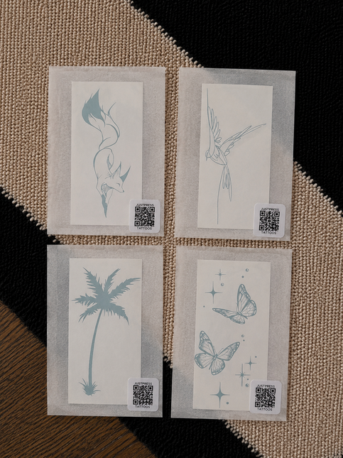 Wander Ink  Temporary Tattoo Set