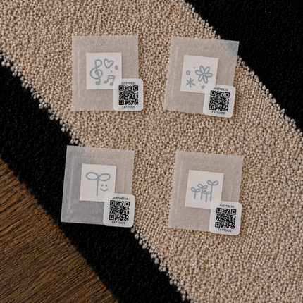 Happy Doodle Mini Temporary Tattoo Set