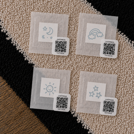 Sunny Sky Mini Temporary Tattoo Set