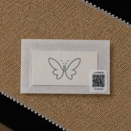 Micro Butterfly Finger Temporary Tattoo