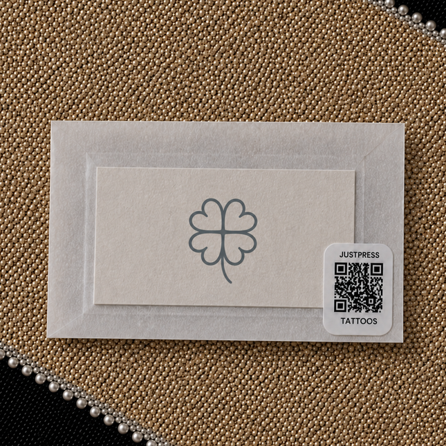 Lucky Clover Finger Temporary Tattoo