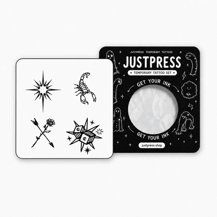 Mystic Edge Mini Temporary Tattoo Set - JUST PRESS