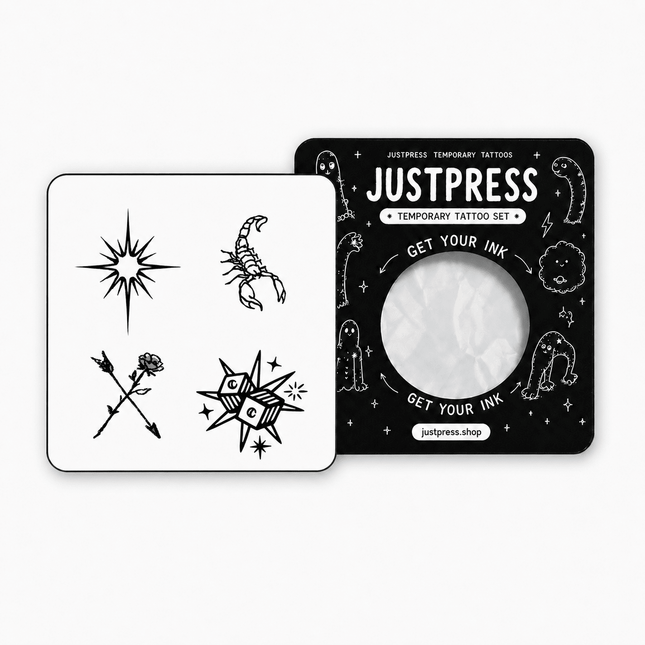 Mystic Edge Mini Temporary Tattoo Set - JUST PRESS