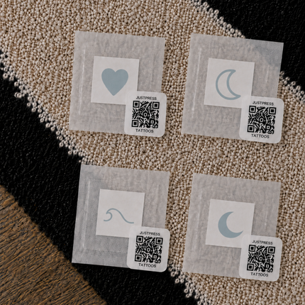 Soft Moon Mini Temporary Tattoo Set