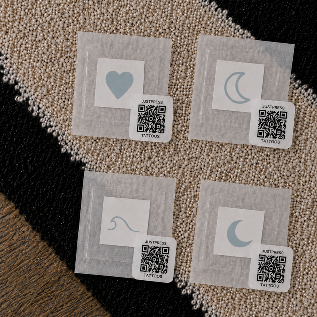 Soft Moon Mini Temporary Tattoo Set