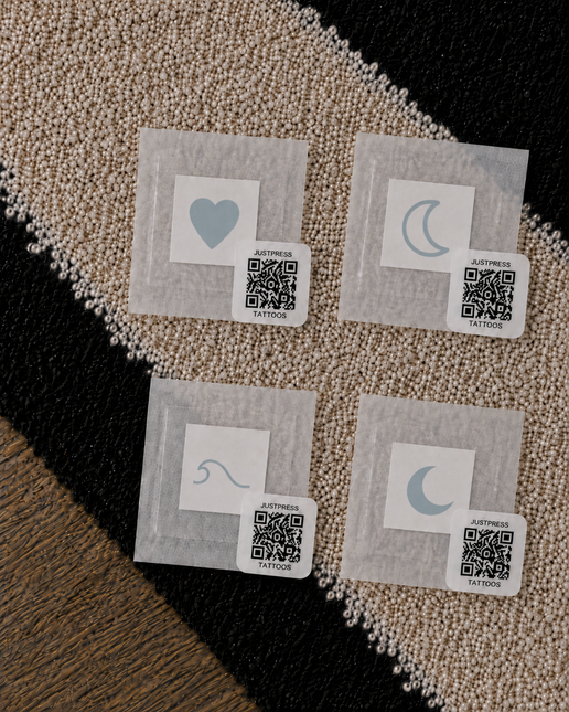 Soft Moon Mini Temporary Tattoo Set
