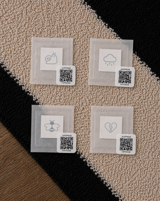 Tiny Mood Doodle Mini Temporary Tattoo Set