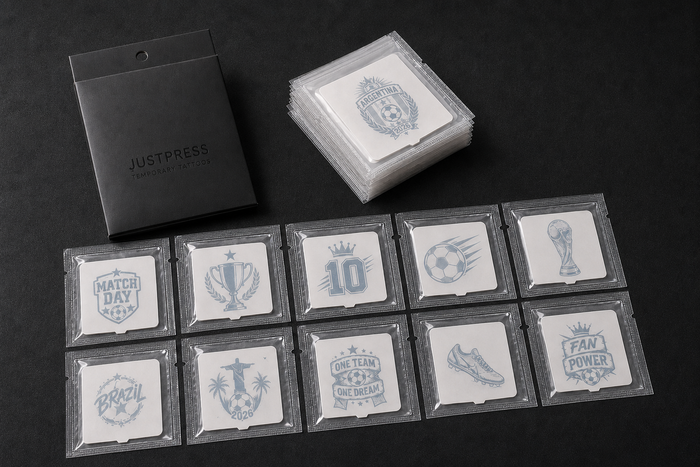 Custom tattoo packs for brands and sponsors