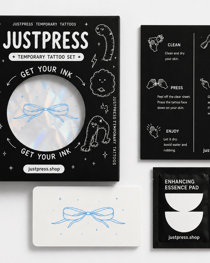 Custom Temporary Tattoo — Upload Your Own Design - JUST PRESS