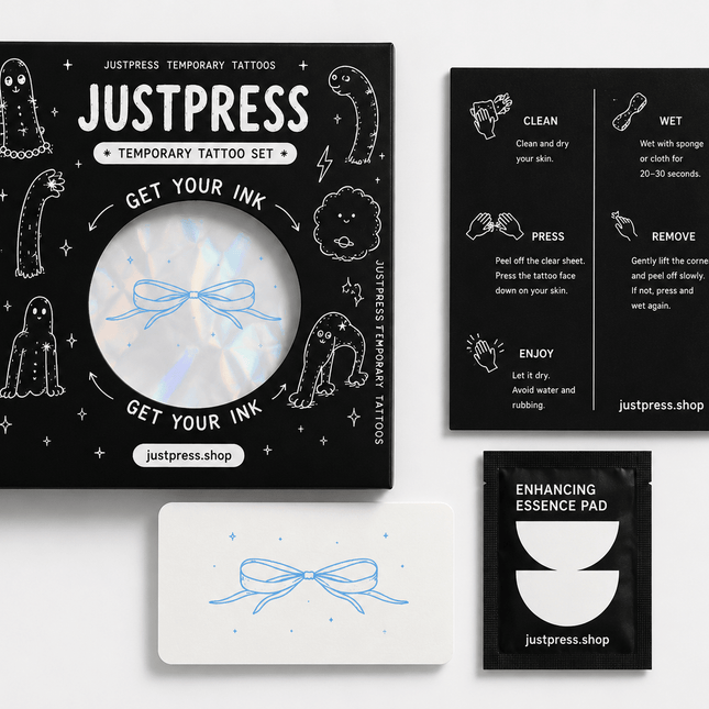 Custom Temporary Tattoo — Upload Your Own Design - JUST PRESS