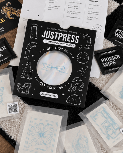 Custom Temporary Tattoo — Upload Your Own Design - JUST PRESS