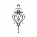 Antique Perfume Charm Wrist / 3×3cm