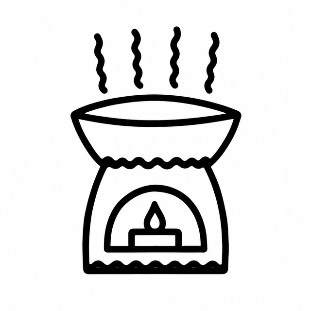 Aroma Warmer Temporary Tattoo - JUST PRESS product image