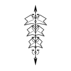 Bat Razor Totem Finger / 2×1cm