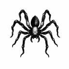 Black Spider / 3×3cm