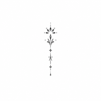 Botanical Star Sigil Finger / 2×1cm