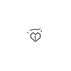 Broken Halo Heart Finger / 2×1cm