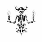 Candle Bearer Skeleton / 3×3cm