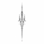 Cathedral Needle Totem Finger / 2×1cm