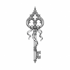 Cathedral Ribbon Key Wrist / 3×3cm