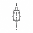 Cathedral Window Sigil Wrist / 3×3cm