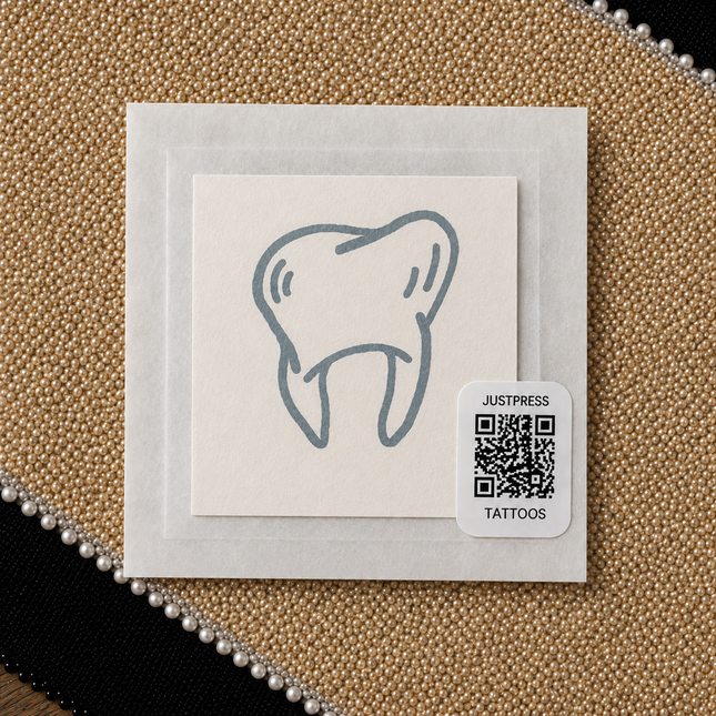 Chain Link Temporary Tattoo - JUST PRESS physical product image