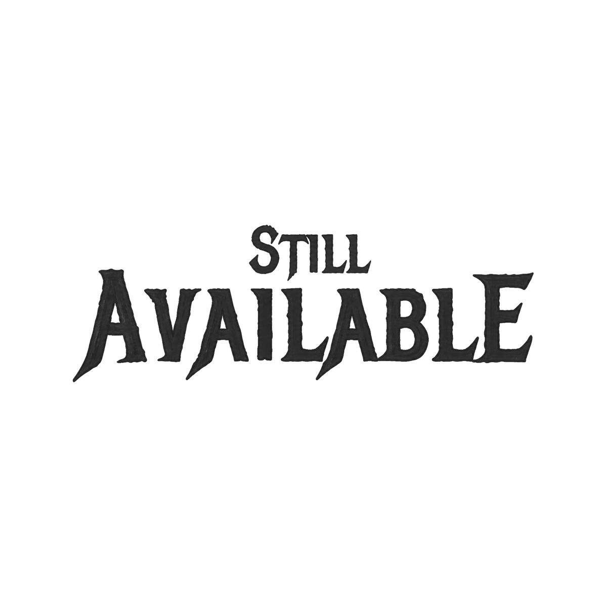 The image shows still available blackletter in a centered arrangement, with lettering clearly defining the visible design.