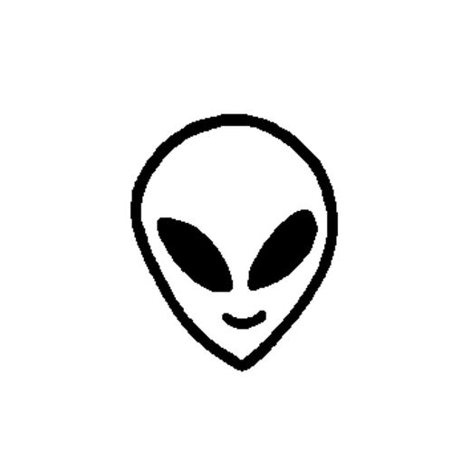 Minimal face temporary tattoo design