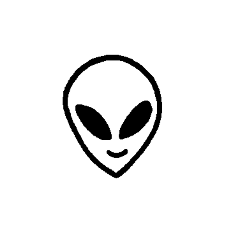 Minimal face temporary tattoo design