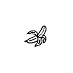 Banana Peel / 2×1cm