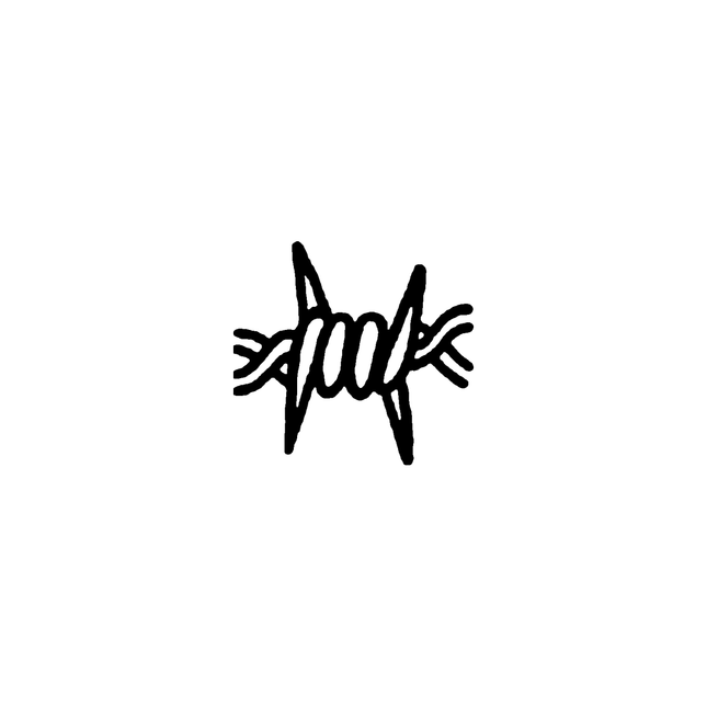 Doodle Barbed Wire Temporary Tattoo
