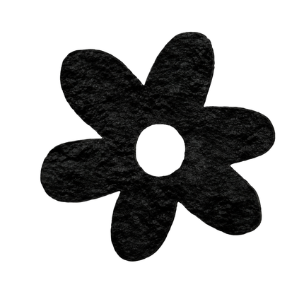 Doodle Bold Flower Temporary Tattoo