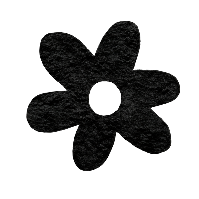 Doodle Bold Flower Temporary Tattoo