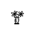 Flower Vase / 2×1cm