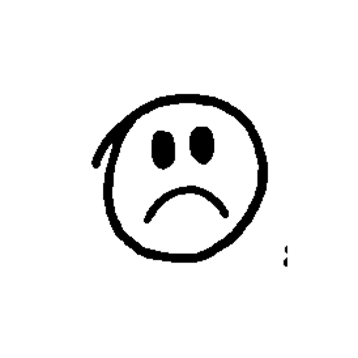 Minimal face temporary tattoo design