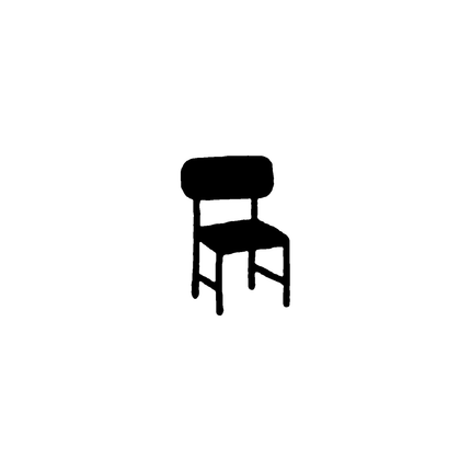 Doodle Simple Chair Temporary Tattoo