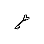 Skeleton Key / 2×1cm
