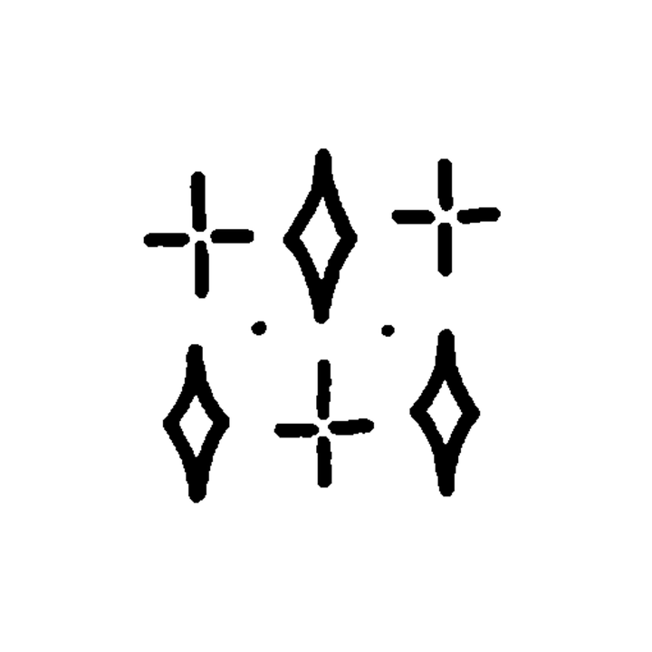 Minimal star temporary tattoo design