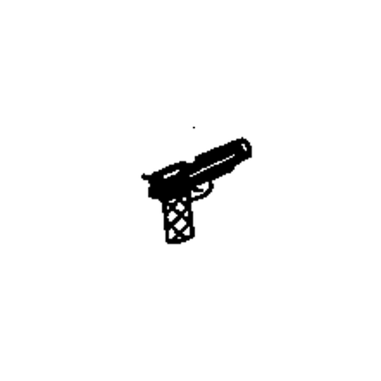 Doodle Water Gun Temporary Tattoo