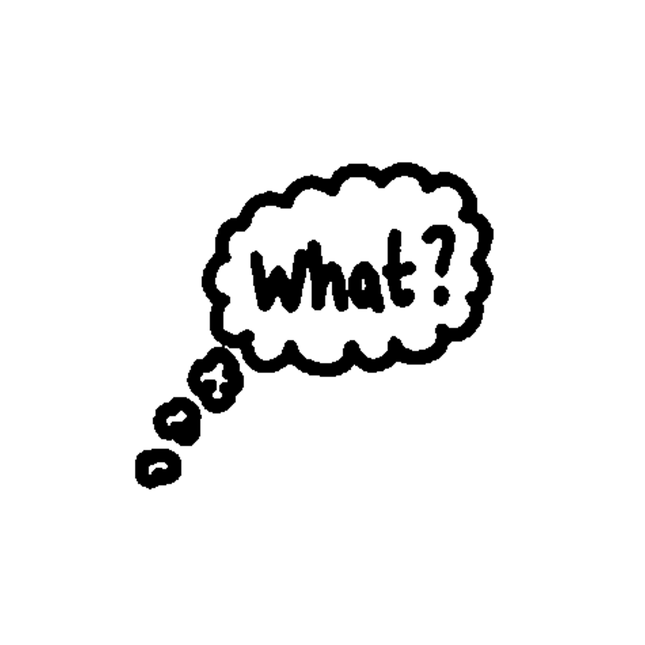 Doodle What Thought Bubble Temporary Tattoo